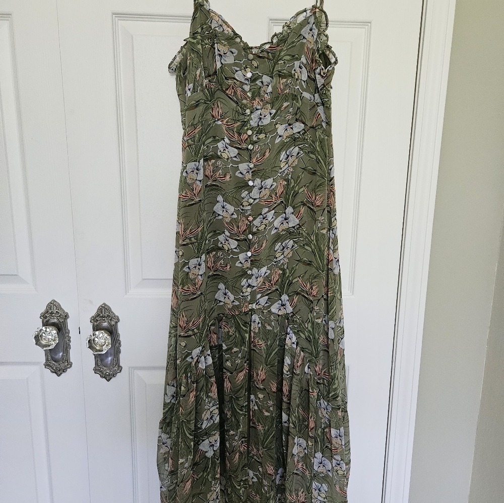 Summer strapless dress by all in favor